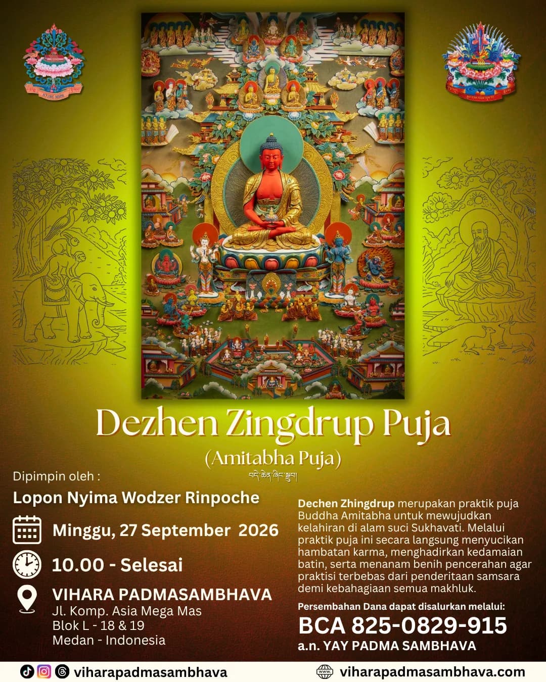 Dezhen Zingdrup Puja