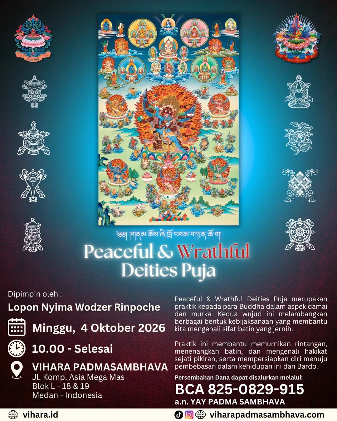 Peaceful & Wrathful Deities Puja